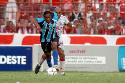 *** Grêmio na 1º  3- Ricardo Duarte ***Grêmio x Nãutico pelo campeonato brasileiro no estádio dos Aflitos em Recife. Jogador Anderson.CRÉDITO: Ricardo Duarte, Agência RBS, 26/11/2005