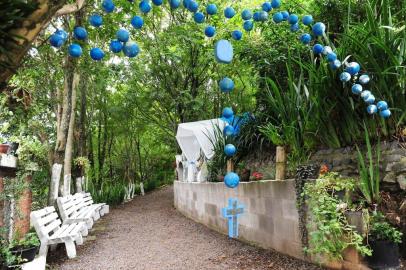  CAXIAS DO SUL, RS, BRASIL (25/01/2018) Gruta Divinno Pai Eterno, localizada no bairro Kaiser. (Roni Rigon/Pioneiro).