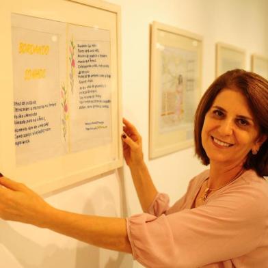  CAXIAS DO SUL, RS, BRASIL, 16/01/2018. Exposição Bordando Sonhos, de Neusa Maria Roveda Stimamiglio, tem abertura 18 de janeiro e visitação entre 19 de janeiro e 24 de fevereiro de 2018. (Diogo Sallaberry/Agência RBS)