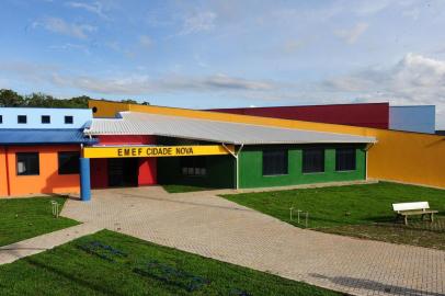  CAXIAS DO SUL, RS, BRASIL (24/01/2018). Escola Municipal Cidade Nova. Educação 2018. Prefeitura de Caxias do Sul investe forte no ensino fundamental.  (roni Rigon/Pioneiro).