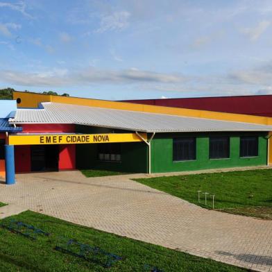  CAXIAS DO SUL, RS, BRASIL (24/01/2018). Escola Municipal Cidade Nova. Educação 2018. Prefeitura de Caxias do Sul investe forte no ensino fundamental.  (roni Rigon/Pioneiro).