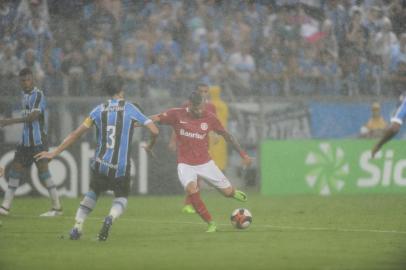  PORTO ALEGRE, RS, BRASIL, 04-03-2017. Gre-Nal 412: Grêmio recebe, neste sábado, o Inter no clássico de número 412 na Arena. Partida é válida pela sexta rodada do Gauchão. (ANDRÉ ÁVILA/AGÊNCIA RBS)