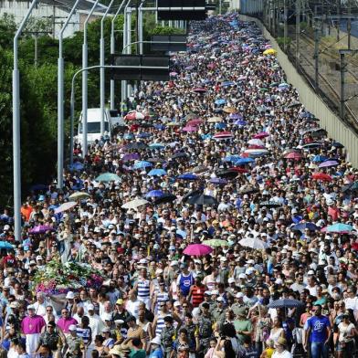  PORTO ALEGRE, RS, BRASIL - 02/02/2018 - Procissão de Navegantes. Imagem da Santa. (Ronaldo Bernardi/Agência RBS)