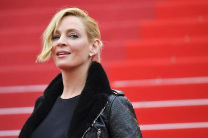  (FILES) In this file photo taken on May 18, 2017 US actress and President of the Un Certain Regard jury Uma Thurman arrives for the screening of the film Barbara at the 70th edition of the Cannes Film Festival in Cannes, southern France. Actress Uma Thurman, who is indelibly linked to Harvey Weinsteins Miramax studio thanks to her iconic roles in Pulp Fiction and Kill Bill, has broken her silence about the disgraced Hollywood mogul, accusing him of attacking her and threatening her career.Dozens of Hollywood women -– including Ashley Judd, Gwyneth Paltrow, Kate Beckinsale and Salma Hayek -- have accused Weinstein of acts ranging from sexual assault to rape.Thurman, 47, told The New York Times in an interview published February 3, 2018 of two incidents in London that took place after the release of 1994s Pulp Fiction. / AFP PHOTO / LOIC VENANCEEditoria: ACELocal: CannesIndexador: LOIC VENANCESecao: cinemaFonte: AFPFotógrafo: STF