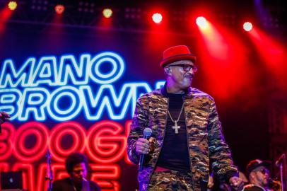 Mano Brown no palco Atlântida durante a 23ª edição do Planeta Atlântida. O maior festival de música do Sul do Brasil ocorre nos dias 02 e 03 de fevereiro, na SABA, na praia de Atlântida, no Litoral Norte gaúcho.  Foto: André Feltes / Agência Preview