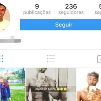 Perfil falso no Instagram usado por Róger da Silva Pires, 20 anos, preso e condenado por estupro de adolescentes, cujas penas somam 42 anos de prisão.