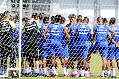  PORTO ALEGRE, RS, BRASIL, 05/02/2018 - Treino do Grêmio, que ocorre na tarde desta segunda feira. (FOTOGRAFO: ANDRÉ ÁVILA / AGENCIA RBS)