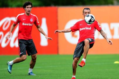 Rodrigo Dourado; DAlessandro; treino; Inter; pré-temporada