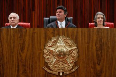 BRASÍLIA, 06/02/2018, Temer participa da posse de Luiz Fux e Rosa Weber no TSE