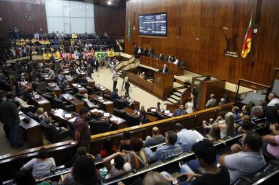  PORTO ALEGRE, RS, BRASIL, 07/02/2018 - Votação na Assembleia Legislativa sobre o tema da recuperação fiscal. (FOTOGRAFO: ANSELMO CUNHA / ESPECIAL)