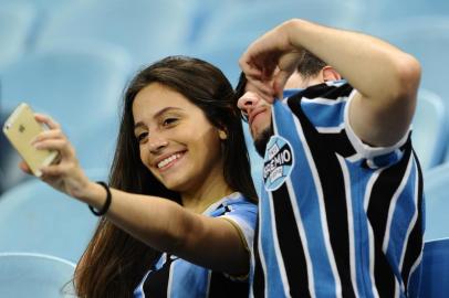  PORTO ALEGRE, RS, BRASIL, 07/02/2018 - Grêmio x Brasil de Pelotas. Jogo que ocorre na Arena é válido pela 7º rodada do gauchão. (FOTOGRAFO: ANDRÉ ÁVILA / AGENCIA RBS)