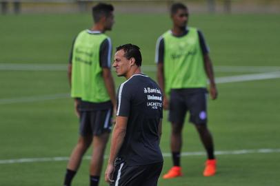  PORTO ALEGRE, RS, BRASIL, 13/02/2018- Treino do Inter que ocorre nesta terça feira a tarde. (FOTOGRAFO: MATEUS BRUXEL / AGENCIA RBS)