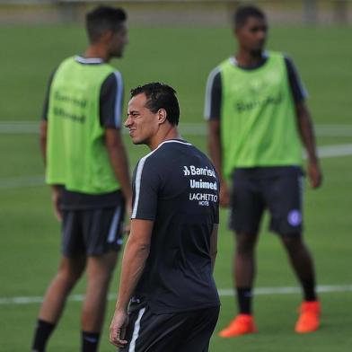  PORTO ALEGRE, RS, BRASIL, 13/02/2018- Treino do Inter que ocorre nesta terça feira a tarde. (FOTOGRAFO: MATEUS BRUXEL / AGENCIA RBS)