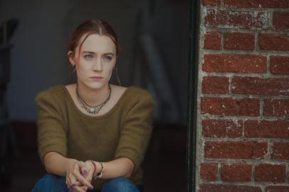 Saoirse Ronan em cena do filme Lady Bird: a Hora de Voar, dirigido por Greta Gerwig, que concorre ao Oscar de melhor filme em 2018.