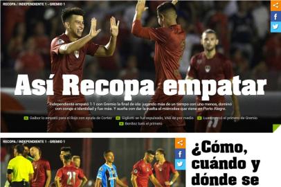 independiente, grêmio, recopa sul-americana