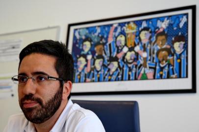  PORTO ALEGRE, RS, BRASIL - 09/02/2018 - Entrevista com André Zanotta, executivo de futebol do Grêmio. (Fernando Gomes/Agência RBS)