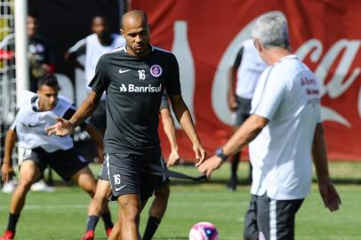  PORTO ALEGRE, RS, BRASIL, 16/02/2018 - Treino do Inter que ocorreu na tarde desta sexta feira. (FOTOGRAFO: LAURO ALVES / AGENCIA RBS)