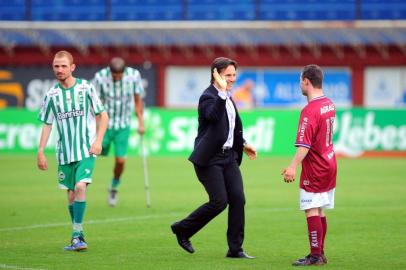  CAXIAS DO SUL, RS, BRASIL 19/02/2018SER Caxias x Juventude. Clássico CAJU no estádio Centenário em Caxias do Sul, jogo válido pelo Gauchão 2018. (Felipe Nyland/Agência RBS)