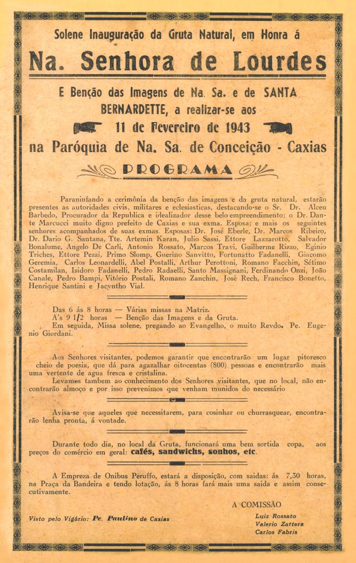 Acervo Paróquia de Conceição da Linha Feijó / divulgação