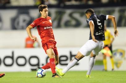  *** FOTOS EM BAIXA RESOLUÇÃO PARA USO NO ONLINE ***BELÉM, PARÁ, 21.02.2018. Inter enfrenta o Remo no estádio Mangueirão em partida válida pela segunda fase da Copa do Brasil.Na foto, Rodrigo Dourado em lance do jogo.Foto: Ricardo Duarte/Internacional, Divulgação*** FOTOS EM BAIXA RESOLUÇÃO PARA USO NO ONLINE ***