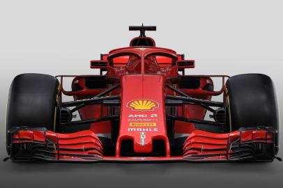 This undated and unlocated handout image released by the Ferrari Press Office on February 22, 2018 shows the new Ferrari Formula One SF71H which was unveiled the same day. / AFP PHOTO / FERRARI PRESS OFFICE / - / RESTRICTED TO EDITORIAL USE - MANDATORY CREDIT AFP PHOTO / FERRARI PRESS OFFICE - NO MARKETING NO ADVERTISING CAMPAIGNS - DISTRIBUTED AS A SERVICE TO CLIENTS