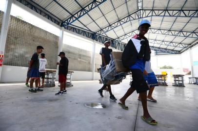  PORTO ALEGRE, RS, BRASIL, 21-02-2017. Escola Estadual de Ensino Fundamental Chiká terá prédio novo após sete anos de espera. (LAURO ALVES/AGÊNCIA RBS)