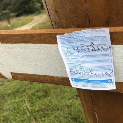 Turista reclama de sinalização no Itaimbezinho, no Parque Nacional de Aparados da Serra.