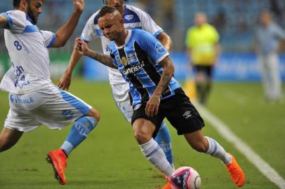 Grêmio x Novo Hamburgo, na Arena do Grêmio, em Porto Alegre, pela 9ª rodada do Gauchão. Na foto, Everton