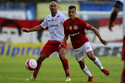  NOVO HAMBURGO, RS, BRASIL - 25/02/2018 - Inter e São Luiz se enfrentam no Estádio do Vale em Novo Hamburgo. (Lauro Alves/Agência RBS)