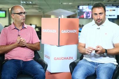 Eduardo Gabardo e Leonardo Oliveira apresentam o Jogo Rápido, programa especial de gaúchaZH