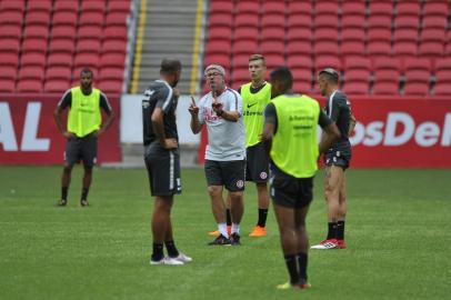  PORTO ALEGRE, RS, BRASIL, 28/02/2018 - Treino do Inter que ocorreu na tarde desta quarta feira.(FOTOGRAFO: ANSELMO CUNHA / AGENCIA RBS)