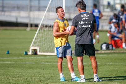 gremio, treino, ct luiz carvalho, arthur, renato portaluppi