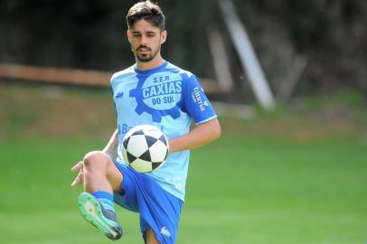  CAXIAS DO SUL, RS, BRASIL 01/03/2018treino do SER Caxias antes de enfrentar o Avenida pelo Gauchão 2018. (Felipe Nyland/Agência RBS)