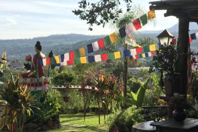 Restaurante Espaço Tibet, em Três Coroas. Foto: jardim.