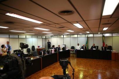  PORTO ALEGRE, RS, BRASIL - 02/03/2018 - O Tribunal de Justiça (TJ) gaúcho manteve, na tarde desta sexta-feira (2), a decisão de que os réus do processo principal da tragédia da boate Kiss não serão julgados pelo Tribunal do Júri. Em sessão que durou apenas 15 minutos, o 1º Grupo Criminal negou por unanimidade o recurso apresentado pelo Ministério Público (MP), que tentava reverter resultado de dezembro.  (Carlos Macedo/Agência RBS)