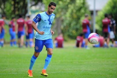  CAXIAS DO SUL, RS, BRASIL 01/03/2018treino do SER Caxias antes de enfrentar o Avenida pelo Gauchão 2018. (Felipe Nyland/Agência RBS)