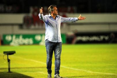  CAXIAS DO SUL, RS, BRASIL 23/02/2018SER Caxias X Brasil PE, jogo válido pela 9ª rodada do Gauchão 2018 disputado no estádio Centenário em Caxias do Sul. (Felipe Nyland/Agência RBS)