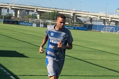 futebol, luan, grêmio, treino, 05032018