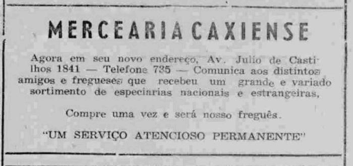 Acervo Centro de Memória da Cãmara de Vereadores de Caxias do Sul / divulgação