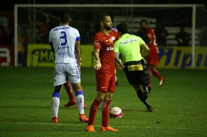  GRAVATAÍ,  RS, BRASIL, 07/03/2018 - Inter x Cruzeiro-RS, jogo válido pelo gauchão. (FOTOGRAFO: JEFFERSON BOTEGA / AGENCIA RBS)Indexador: Jefferson Botega