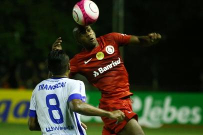  GRAVATAÍ,  RS, BRASIL, 07/03/2018 - Inter x Cruzeiro-RS, jogo válido pelo gauchão. (FOTOGRAFO: JEFFERSON BOTEGA / AGENCIA RBS)Indexador: Jefferson Botega