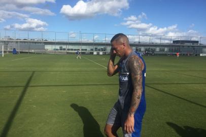 futebol, grêmio, jael, treino, 08032018