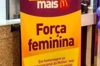  McDonalds tenta homenagear mulheres e é mal interpretado