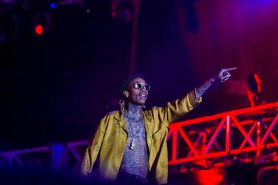  XANGRI-LÁ, RS, BRASIL - 30/01/2016 : Wiz Khalifa se apresenta no Palco Planeta na segunda noite do festival Planeta Atlântida 2016. (FOTO: OMAR FREITAS/AGÊNCIA RBS, Editoria Segundo Caderno)Indexador: Omar Freitas