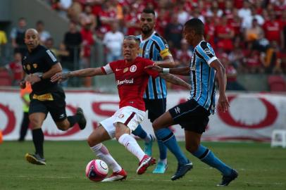  PORTO ALEGRE, RS, BRASIL, 11/03/2018- Grenal 413 que ocorre neste Domingo no estádio Beira Rio, válido pelo gauchão. (FOTOGRAFO: JEFFERSON BOTEGA / AGENCIA RBS)Indexador: Jefferson Botega