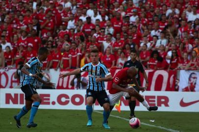  PORTO ALEGRE, RS, BRASIL, 11/03/2018- Grenal 413 que ocorre neste Domingo no estádio Beira Rio, válido pelo gauchão. (FOTOGRAFO: JEFFERSON BOTEGA / AGENCIA RBS)Indexador: Jefferson Botega