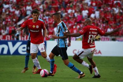  PORTO ALEGRE, RS, BRASIL, 11/03/2018- Grenal 413 que ocorre neste Domingo no estádio Beira Rio, válido pelo gauchão. (FOTOGRAFO: JEFFERSON BOTEGA / AGENCIA RBS)Indexador: Jefferson Botega