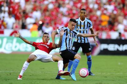  PORTO ALEGRE, RS, BRASIL, 11/03/2018- Grenal 413 que ocorre neste Domingo no estádio Beira Rio, válido pelo gauchão. (FOTOGRAFO: FERNANDO GOMES / AGENCIA RBS)