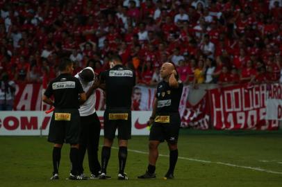  PORTO ALEGRE, RS, BRASIL, 11/03/2018-Grenal  que ocorre neste Domingo no estádio Beira Rio, válido pelo gauchão. (FOTOGRAFO: JEFFERSON BOTEGA / AGENCIA RBS)Indexador: Jefferson Botega