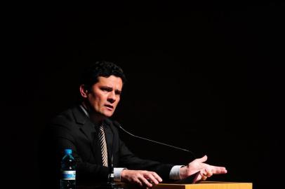  PORTO ALEGRE, RS, BRASIL 21/09/2016 - Juiz Sergio Moro faz palestra no teatro da Feevale. (FOTO: ANDRÉ ÁVILA/AGÊNCIA RBS).